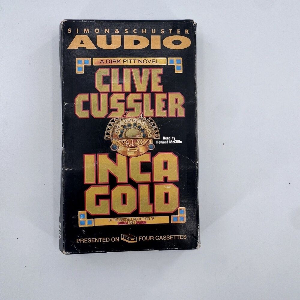 Dirk Pitt Ser.: Inca Gold by Clive Cussler 1994 Audio Cassette, Abridged 4 Tapes